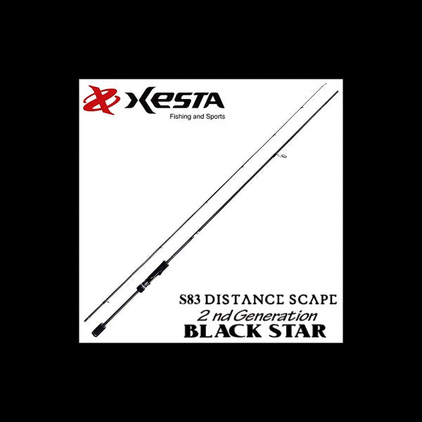 XESTA spiningas Black Star 2nd Generation S83 2,51m 1,5-20g Distance Scape
